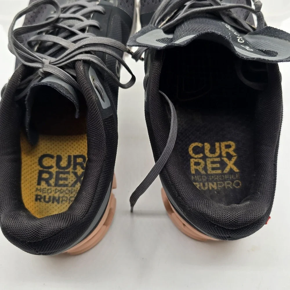 On Cloudflow Shoes Womens Size 10.5 Black Mesh Lace Up Running Sneakers CloudTec